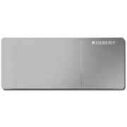 Кнопка смыва Geberit Omega70 дистанционная 112x50 мм, черное стекло