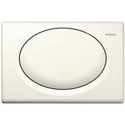 Кнопка смыва Geberit Rumba 115.750.DK.1 24x16 см, одинарный смыв, пластик, edelwhite