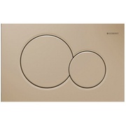 Кнопка смыва Geberit Sigma 01 164x246 мм, двойной смыв, Abs, цвет bahama (бежевый)