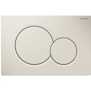 Кнопка смыва Geberit Sigma 01 164x246 мм, двойной смыв, Abs, цвет pergamon (бежевый)
