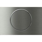 Кнопка смыва Geberit Sigma 10 24x16 см, одинарный смыв, пластик, цвет матовая/полированная/матовая нержавеющая сталь