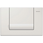 Кнопка смыва Geberit Tango 115.760.11.1 164x246 мм, одинарный смыв, металл, цвет белый