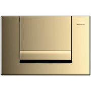 Кнопка смыва Geberit Tango 115.760.45.1 164x246 мм, одинарный смыв, металл, цвет позолота