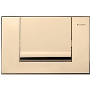 Кнопка смыва Geberit Tango 115.760.DT.1 164x246 мм, одинарный смыв, металл, цвет латунь
