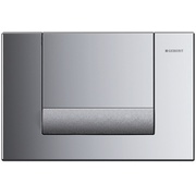 Кнопка смыва Geberit Tango 115.760.KA.1 164x246 мм, одинарный смыв, металл, цвет хром глянцевый/ матовый