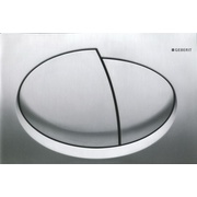 Кнопка смыва Geberit Sigma 20 115.781.SN.1 164x246 мм, двойной смыв, нержавеющая сталь, цвет хром матовый / глянцевый / матовый