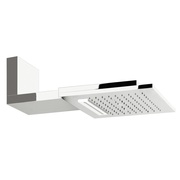 Душевая система Gessi Colour мультифункциональная, с хромотерапией 350х350мм, (внешняя часть) блестящая сталь