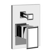 Внешняя часть встраиваемого смесителя Gessi Eleganza на 2 потребителя, хром 46079/031