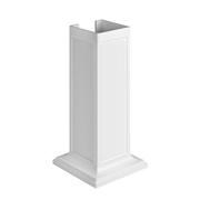 Полупьедестал для раковины Gessi Eleganza из кристапланта, белая матовая 46821/521