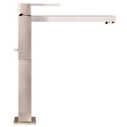 Смеситель для раковины Gessi Rettangolo высокий, с донным клапаном, цвет хром