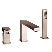 Смеситель для ванны Gessi Rettangolo на 3 отверстия, хром