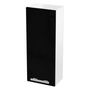 Шкаф Gorenje Avon B 45.07 левый черный глянец / белый глянец