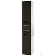 Шкаф-пенал Gorenje Avon E 30.02 правый черный глянец / дуб серый