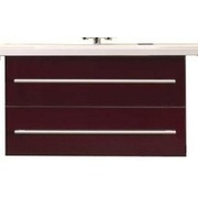 Тумба для раковины Gorenje Avon F 60.70 бордо глянец / дуб серый