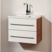 Тумба для раковины Gorenje Avon F 120.60 белый глянец / светлый орех