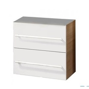 Тумба для раковины Gorenje Avon F 120.59 белый глянец / светлый орех