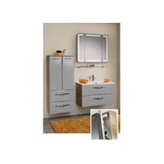 Тумба для раковины Gorenje Fantasia F 105.87 металлик антрацит / серый глянец