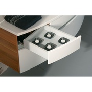 Тумба для раковины Gorenje Oasis F 140.13 белый матовый / дуб серый