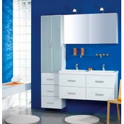 Тумба для раковины Gorenje Quadra F 120.65 белый глянец / белый глянец