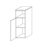 Шкаф Gorenje Slim BKG 30.19 белый глянец / белый глянец L