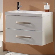 Тумба для раковины Gorenje Slim F 100.05 белый глянец / белый глянец