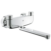 Автоматический смеситель для раковины Grohe Eurosmart Cosmopolitan T со смешиванием настенный монтаж поворотный литой излив
