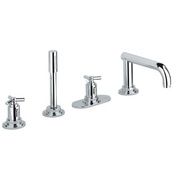 Термостат Grohe Atrio 19141000 на 4 отверстия на бортик