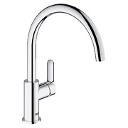 Смеситель для кухни Grohe BauEdge 31367000 поворотный трубкообразный излив