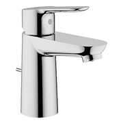Смеситель для раковины Grohe BauEdge 23328000 однорычажный с донным клапаном