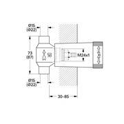 Механизм скрытого вентиля Grohe 29801000 1/2