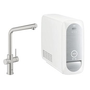 Комплект для очистки и газирования воды Grohe Blue Home для мойки суперсталь