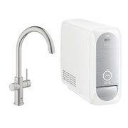 Комплект для очистки и газирования воды Grohe Blue Home для мойки C-излив суперсталь