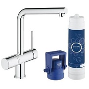 Комплект для очистки и газирования воды Grohe Blue Minta Pure для мойки хром