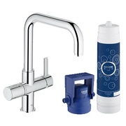 Комплект для кухни Grohe Blue Pure стартовый U-излив хром