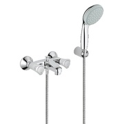 Смеситель для ванны Grohe Costa L 25460001 с душевым гарнитуром, хром