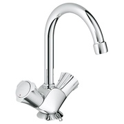 Смеситель для раковины Grohe Costa L 21337001 на одно отверстие с цепочкой высокий излив