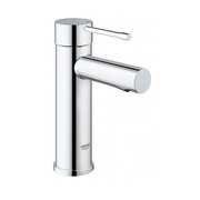 Смеситель для раковины Grohe Essence + однорычажный, гладкий корпус, с низким изливом S-Size