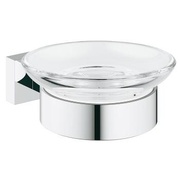 Мыльница Grohe Essentials Cube 40754001 с держателем в комплекте