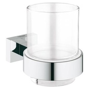 Стакан Grohe Essentials Cube 40755001 с держателем в комплекте