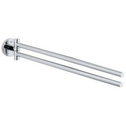 Полотенцедержатель Grohe Essentials 40371001 2 рукоятки, поворотный 449 мм