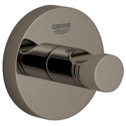 Крючок Grohe Essentials для банного халата коричневый (темный графит)