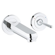 Смеситель для раковины Grohe Eurodisc Joy 19968000 на два отверстия, настенный, вынос 170 мм, M-Size комплект верхней монтажной части, хром