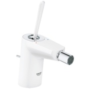 Смеситель для биде Grohe Eurodisc Joy 24036LS0 однорычажный S-Size со сливным гарнитуром, белая луна