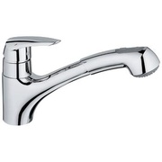Смеситель для кухонной мойки Grohe Eurodisc 32257001 выдвижной излив