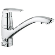 Смеситель для кухонной мойки Grohe Eurodisc 33334001 однорычажный с двойным изливом