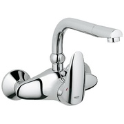 Смеситель для кухонной мойки Grohe Eurodisc однорычажный настенный монтаж трубкообразный излив