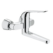 Смеситель для раковины Grohe Euroeco Special однорычажный настенный монтаж вынос 274 мм