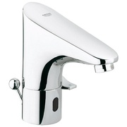 Инфракрасная электроника для раковины Grohe Europlus E 36236001 на батарейках со смешиванием и сливным гарнитуром