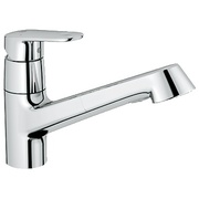 Смеситель для кухонной мойки Grohe Europlus II однорычажный с низким изливом выдвижная лейка