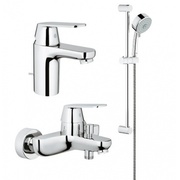 Комплект смесителей с душем Grohe Eurosmart Cosmopolitan 3 в 1